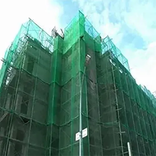Construction site for safety netting requirements